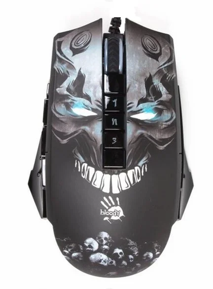 Мышь A4Tech Bloody P85s Skull Activated Black купить,NaN