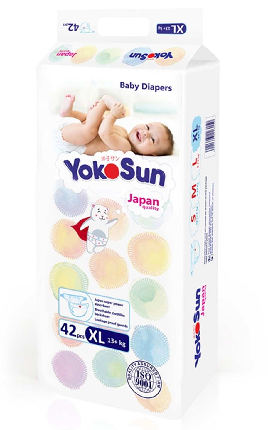 Подгузники Yokosun XL 13-20кг 42шт