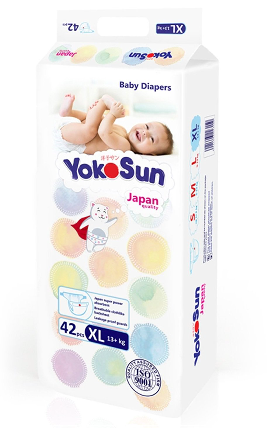 Подгузники Yokosun XL 13-20кг 42шт