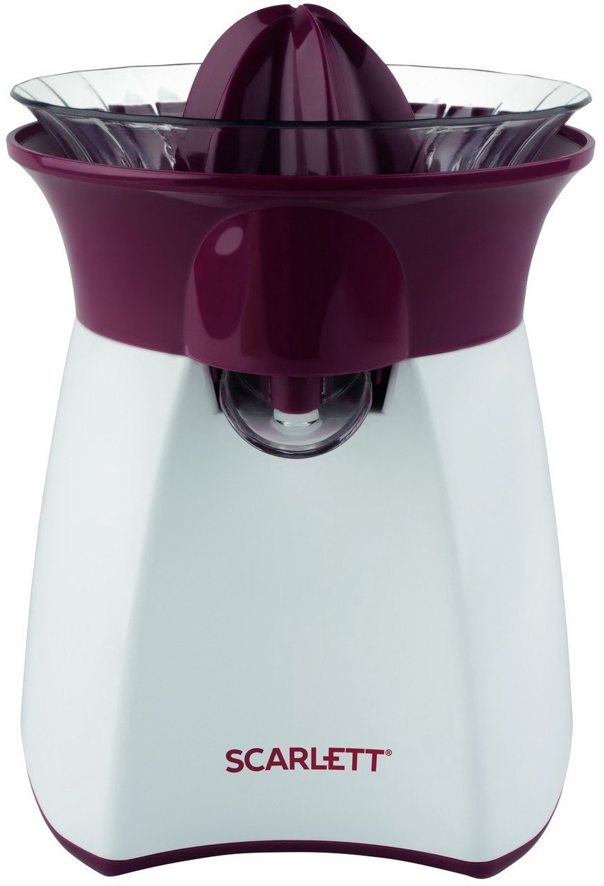 Соковыжималка Scarlett SC-JE50C07 бело-бордовая купить,NaN
