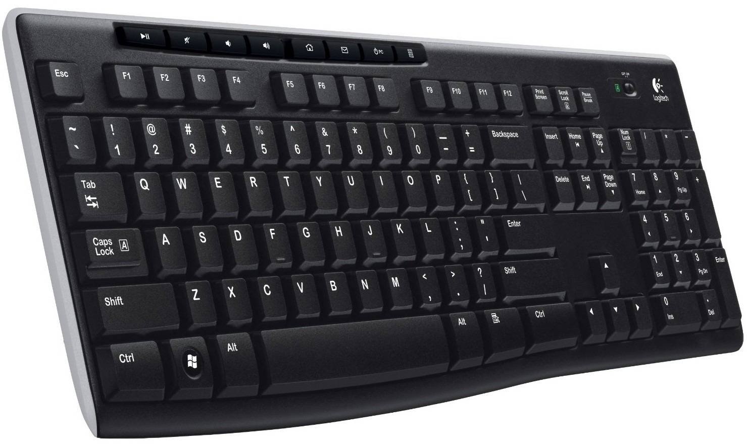 Клавиатура Logitech K270 черная купить,0