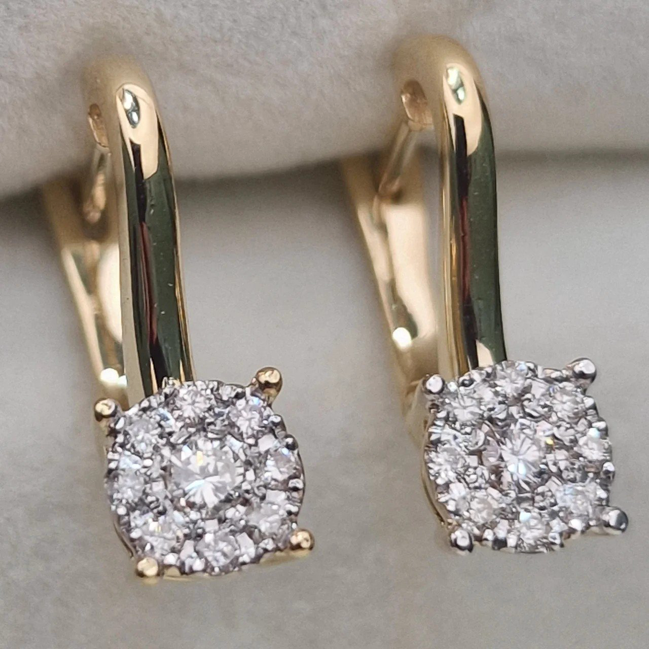 Серьги Deimantas 112086676 3,58гр 0,29ct. купить,NaN