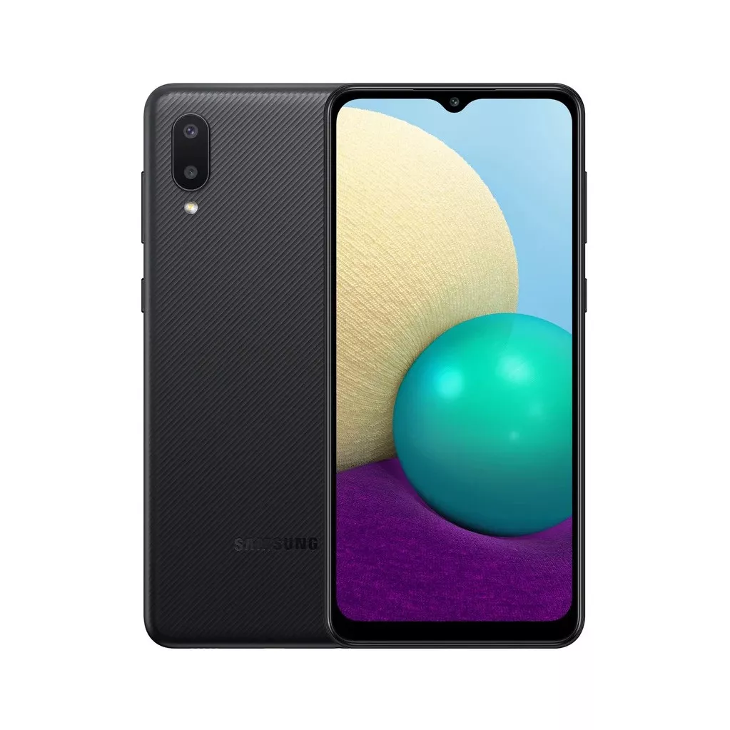 Смартфон Samsung Galaxy A02 32Gb Black купить,NaN