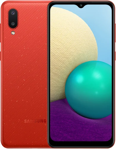 Смартфон Samsung Galaxy A02 32Gb Red купить,NaN