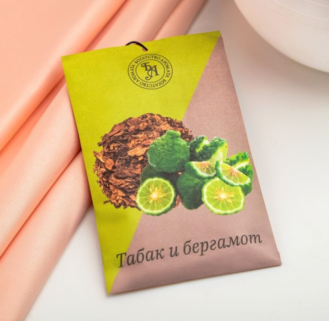 Богатство Аромата саше Табак и бергамот купить,NaN
