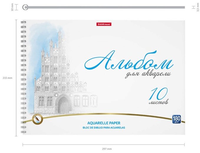 Альбом Erich Krause Towers, 58588 A4 10 листов купить,NaN