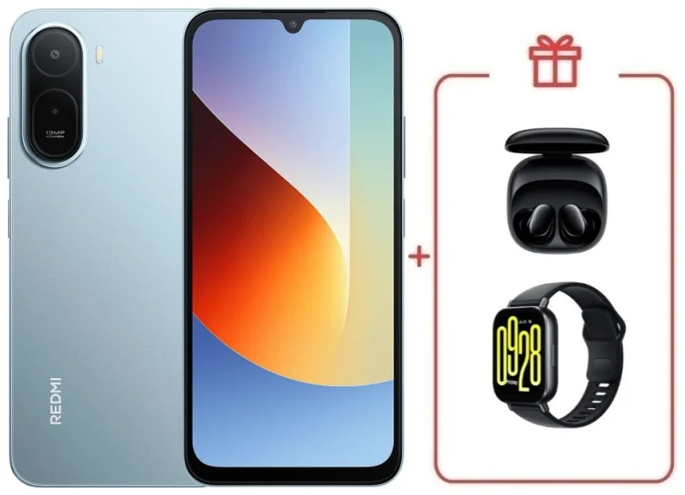 Смартфон Redmi A7 Pro 4 ГБ/128 ГБ голубой + подарок купить,NaN