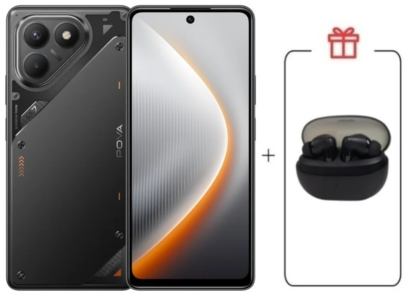 Смартфон Tecno Pova 7 Neo 8/128GB Geek Black + подарок купить,NaN