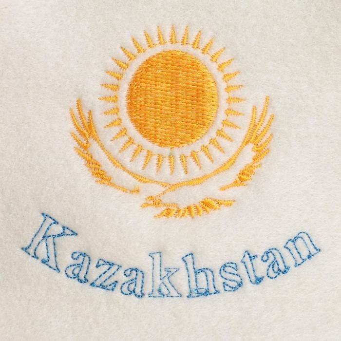 Добропаровъ банная шапка Kazakhstan 7317748 1 шт купить,NaN