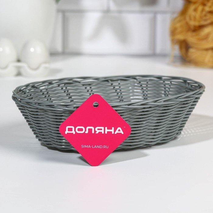Доляна фруктовница Плуг, 4469377 овальная 1 шт купить,NaN