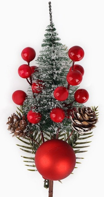 Ветка ель 30 см, Зимнее настроение, 10553994 купить,NaN