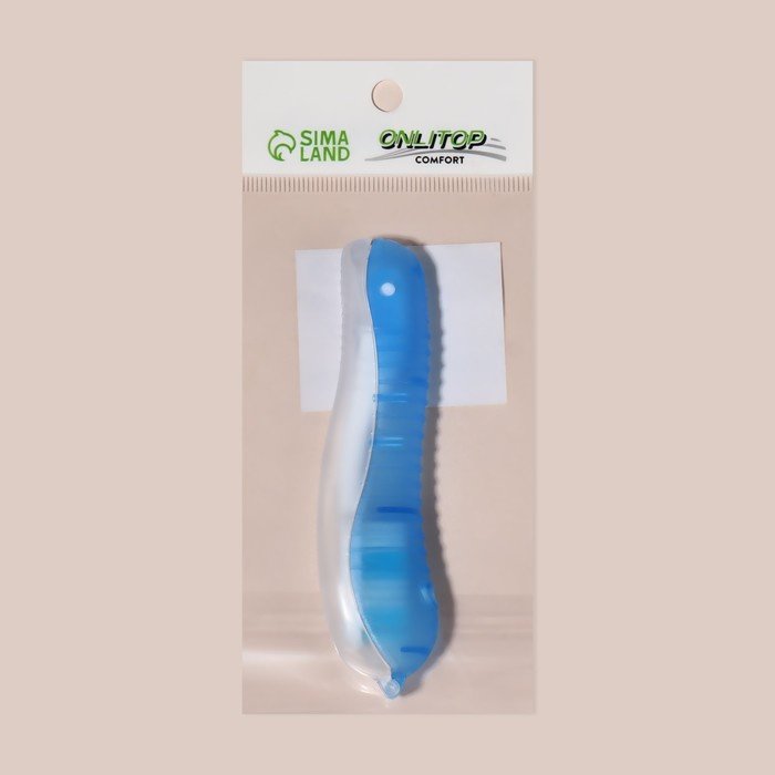 Зубная щетка Onlitop Comfort бело-синяя купить,NaN