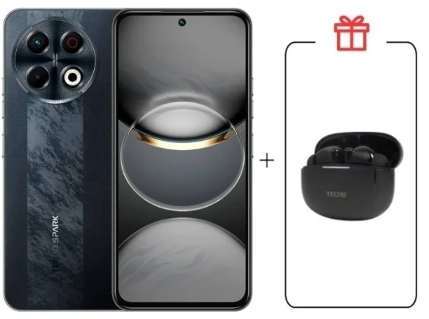 Смартфон Tecno Spark 30 Pro 8/256Gb Obsidian Edge + Подарок купить,NaN