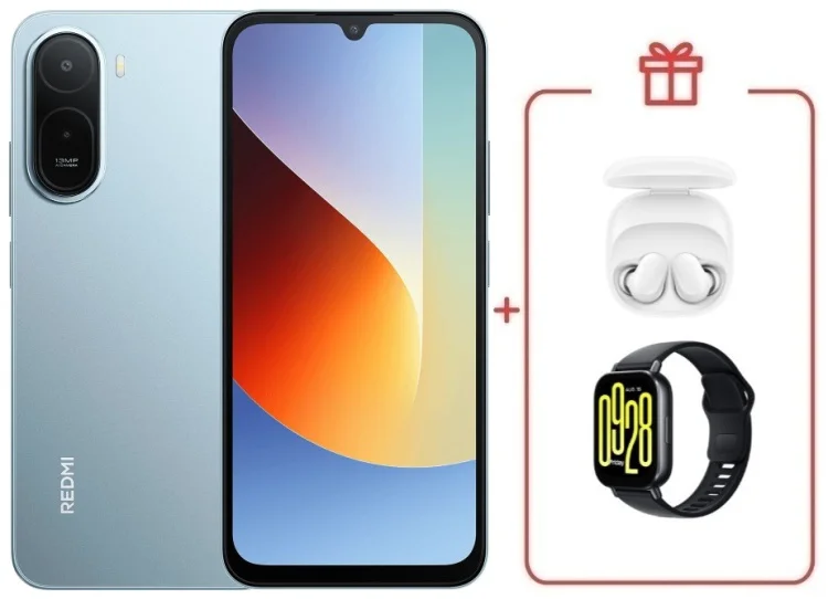 Смартфон Redmi A7 Pro 4 ГБ/128 ГБ голубой + подарок купить,NaN