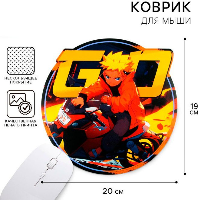 Коврик для мыши Sima-land Аниме рисунок купить,NaN