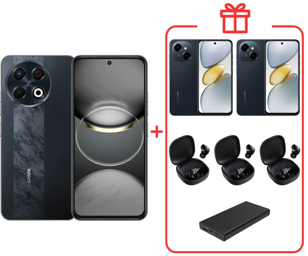 Смартфон Tecno Spark 30 Pro 8/256Gb Obsidian Edge + Подарок купить,NaN