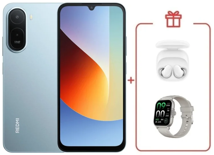 Смартфон Redmi A7 Pro 4 ГБ/128 ГБ голубой + подарок купить,NaN
