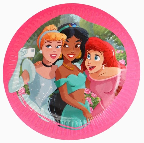 Disney тарелка Принцессы, 10917178 мультиколор 10 шт купить,NaN