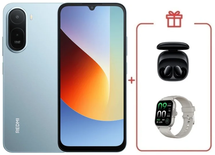 Смартфон Redmi A7 Pro 4 ГБ/128 ГБ голубой + подарок купить,NaN