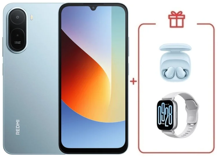 Смартфон Redmi A7 Pro 4 ГБ/128 ГБ голубой + подарок купить,NaN