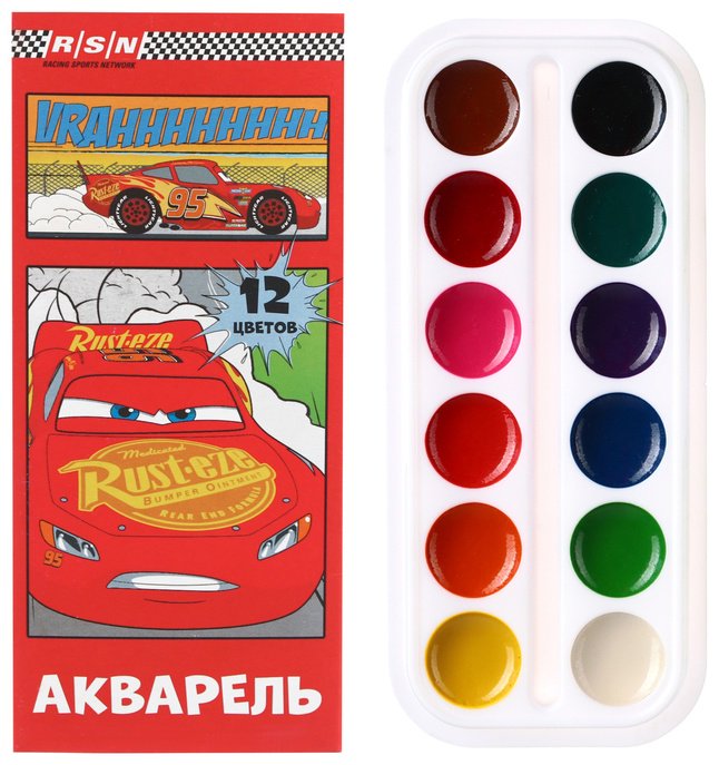 Акварельные ArtFox 10328122 разноцветный 12 шт 2 мл купить,NaN