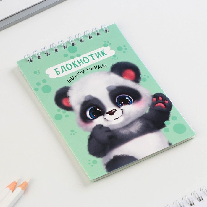 Блокнот ArtFox Блокнотик милой панды A6 40 листов купить,NaN