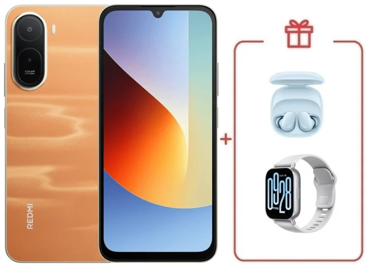 Смартфон Redmi A7 Pro 4 ГБ/128 ГБ оранжевый + подарок купить,NaN