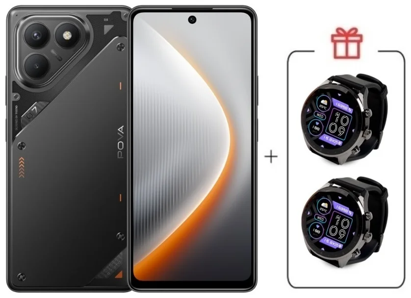 Смартфон Tecno Pova 7 Neo 8/128GB Geek Black + подарок купить,NaN