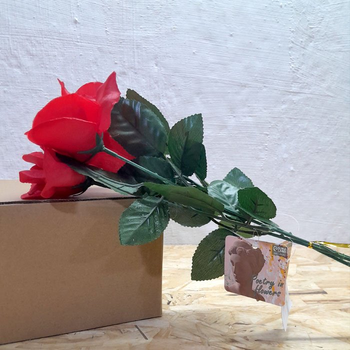 Букет Poetry in flowers роза 50 см, Роза простая раскрытая, 105487 купить,NaN