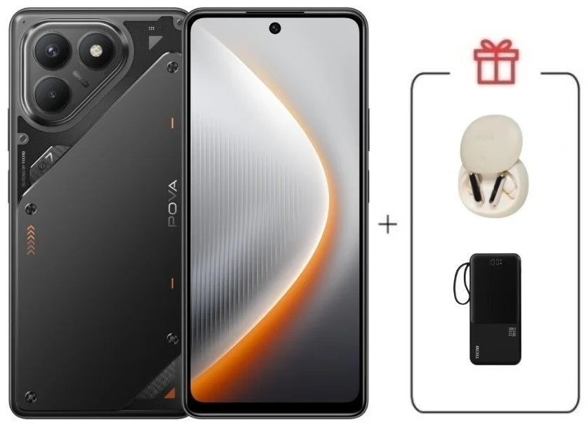 Смартфон Tecno Pova 7 Neo 8/128GB Geek Black + подарок купить,NaN