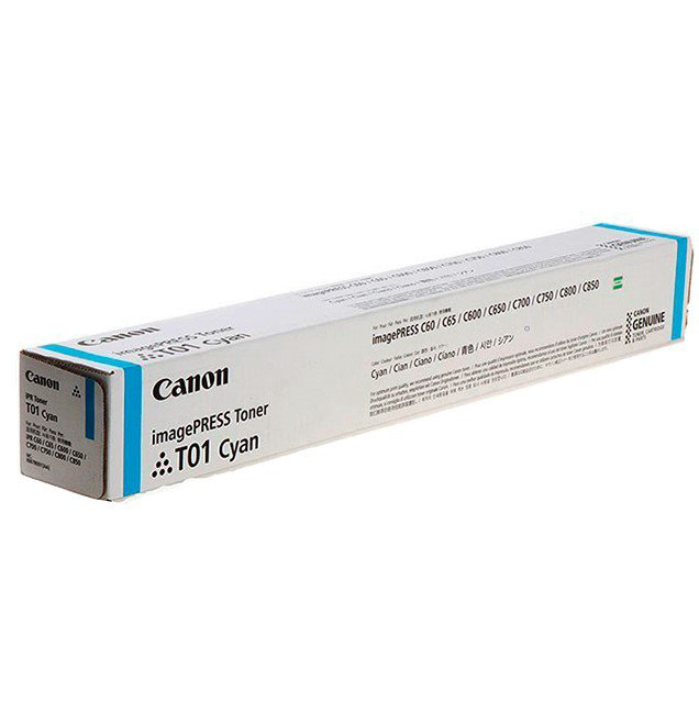 Тонер-картридж Canon T01 Cyan 8067B001 голубой купить,NaN