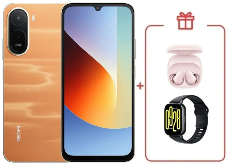 Смартфон Xiaomi Redmi A7 Pro 4/128GB оранжевый + подарок купить,NaN