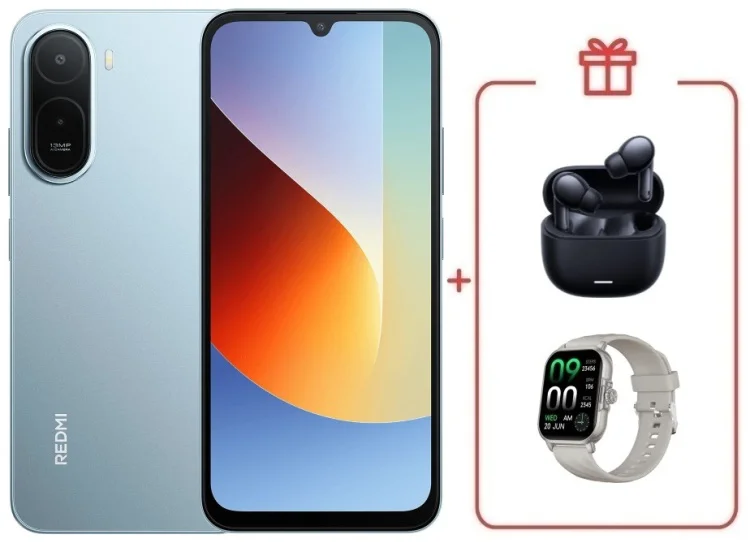 Смартфон Xiaomi Redmi A7 Pro 4/128GB голубой + подарок купить,NaN
