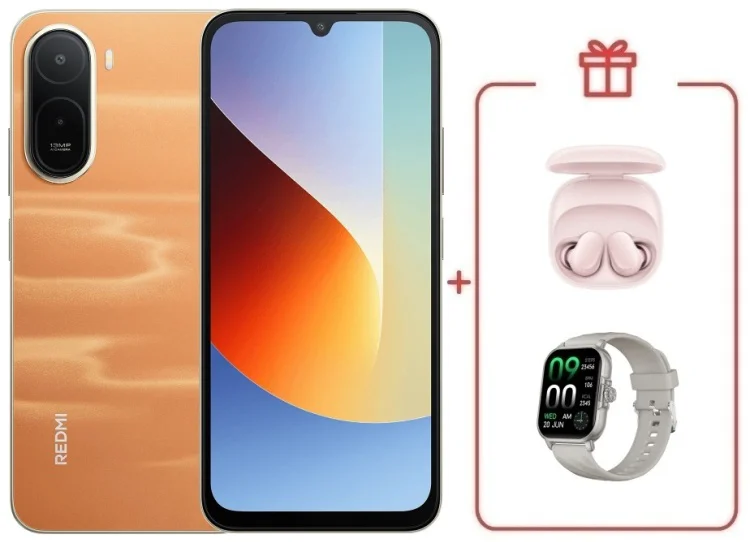 Смартфон Xiaomi Redmi A7 Pro 4/128GB оранжевый + подарок купить,NaN