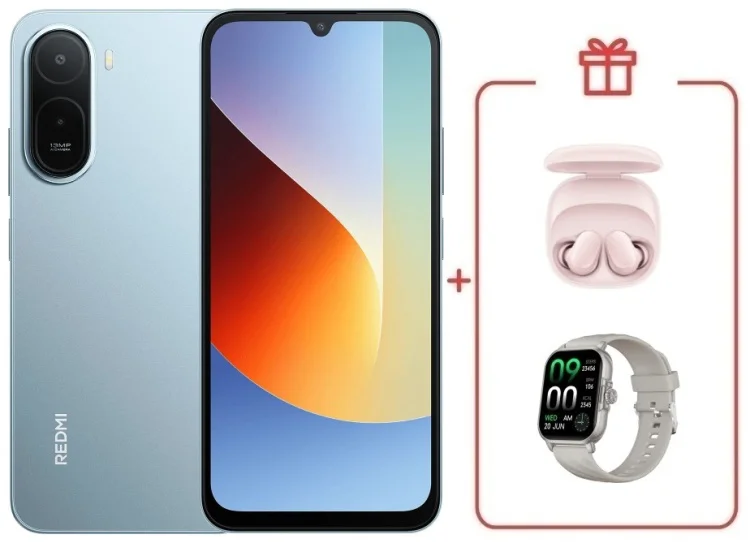 Смартфон Xiaomi Redmi A7 Pro 4/128GB голубой + подарок купить,NaN