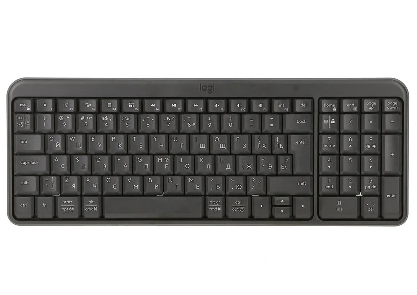 Клавиатура + мышь Logitech MK250 Graphite
