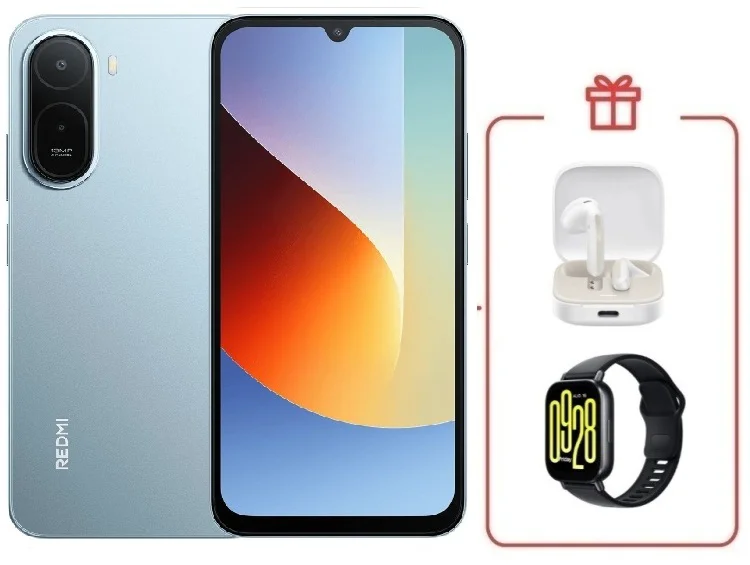 Смартфон Xiaomi Redmi A7 Pro 4/128GB голубой + подарок купить,NaN