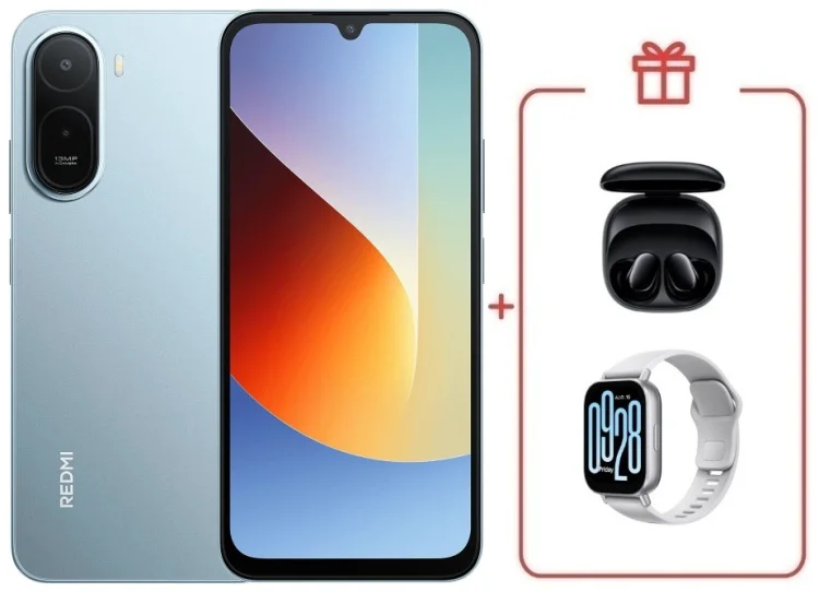 Смартфон Xiaomi Redmi A7 Pro 4/128GB голубой + подарок купить,NaN