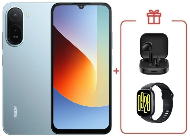 Смартфон Xiaomi Redmi A7 Pro 4/128GB голубой + подарок купить,NaN