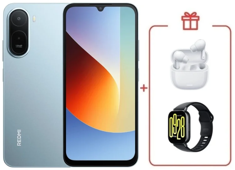 Смартфон Xiaomi Redmi A7 Pro 4/128GB голубой + подарок купить,NaN