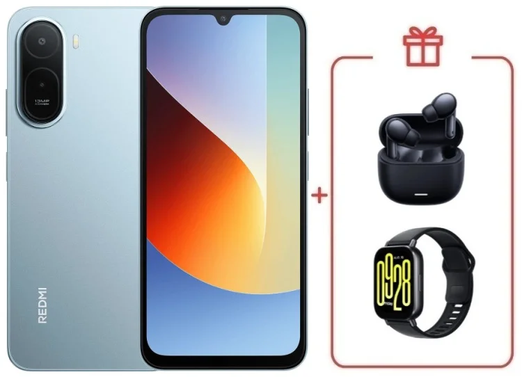 Смартфон Xiaomi Redmi A7 Pro 4/128GB голубой + подарок купить,NaN
