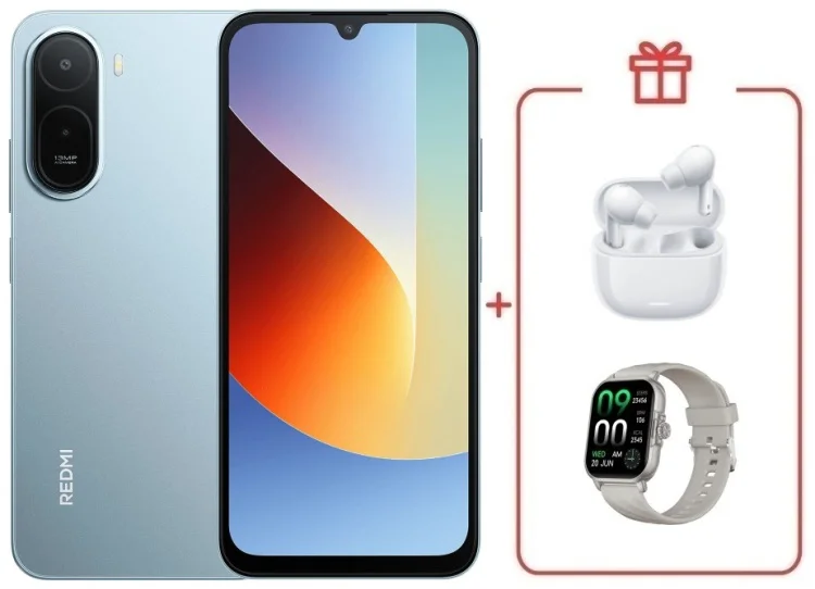 Смартфон Xiaomi Redmi A7 Pro 4/128GB голубой + подарок купить,NaN