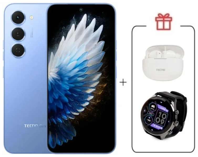 Смартфон Tecno Spark 40 Pro 8/256Gb Lake Blue + подарок купить,NaN