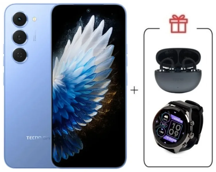 Смартфон Tecno Spark 40 Pro 8/256Gb Lake Blue + подарок купить,NaN
