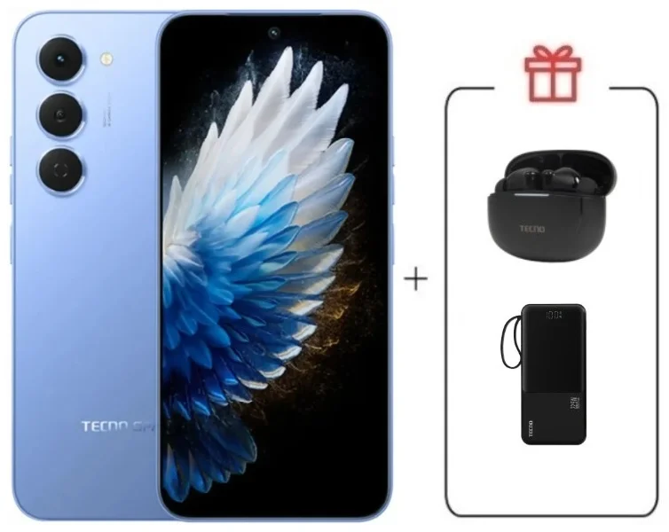 Смартфон Tecno Spark 40 Pro 8/256Gb Lake Blue + подарок купить,NaN