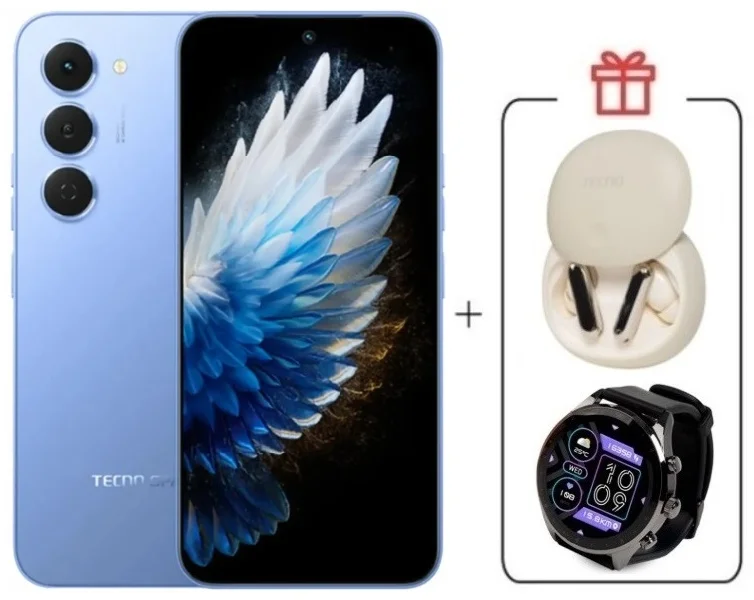 Смартфон Tecno Spark 40 Pro 8/256Gb Lake Blue + подарок купить,NaN