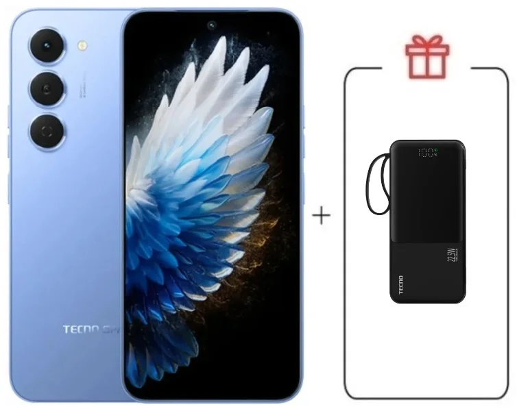 Смартфон Tecno Spark 40 Pro 8/256Gb Lake Blue + подарок купить,NaN