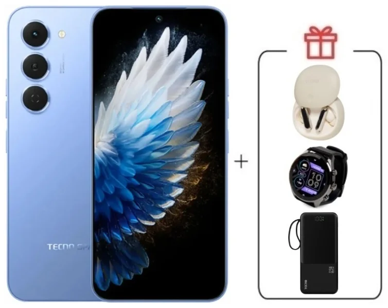 Смартфон Tecno Spark 40 Pro 8/256Gb Lake Blue + подарок купить,NaN
