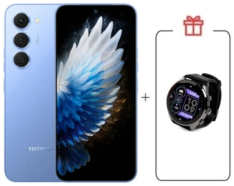 Смартфон Tecno Spark 40 Pro 8/256Gb Lake Blue + подарок купить,NaN