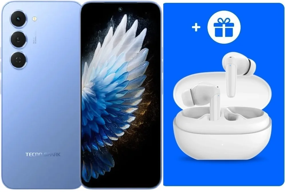 Смартфон Tecno Spark 40 Pro 8/256Gb Lake Blue + подарок купить,NaN